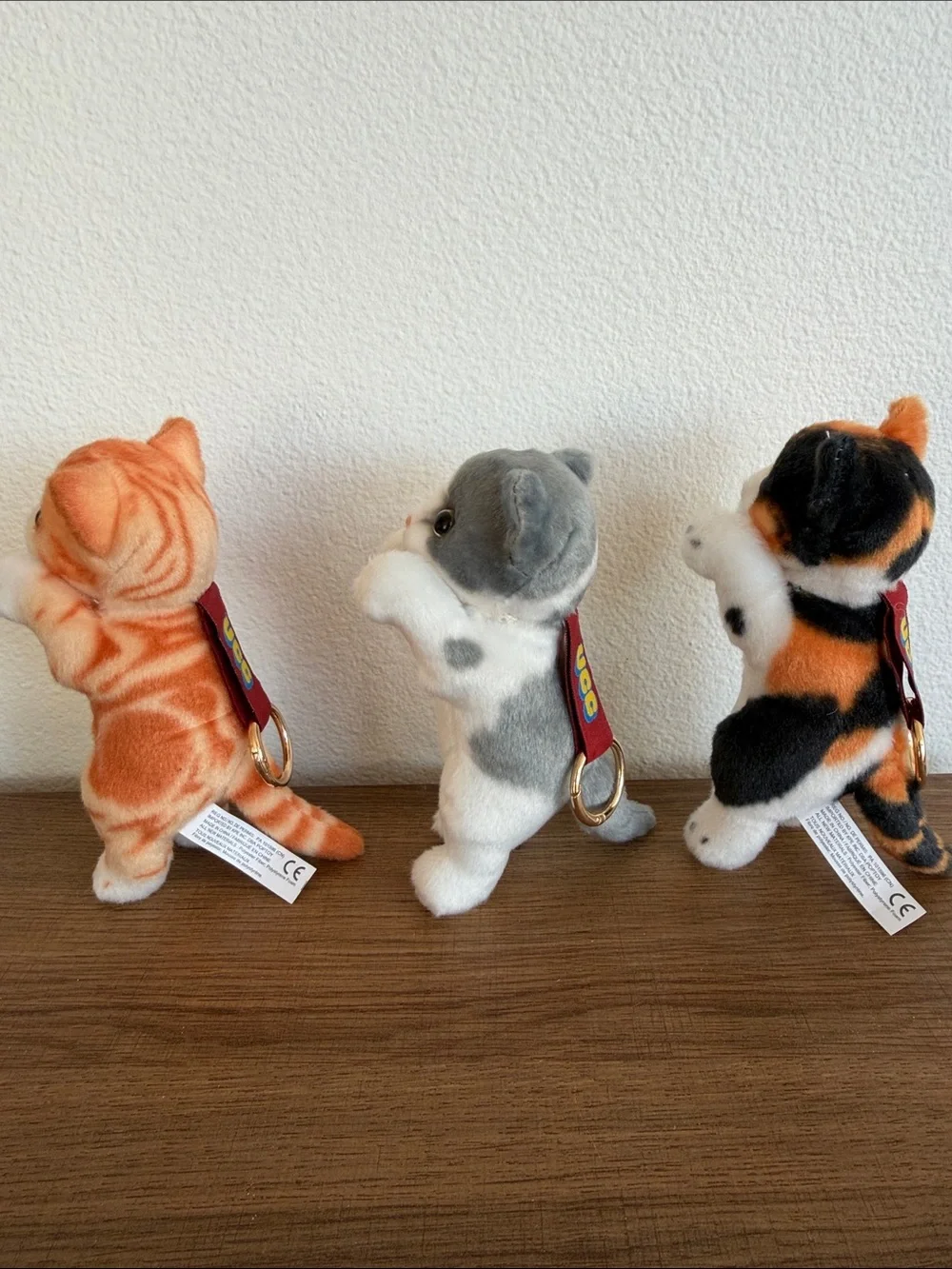Crazy Kitten Blind Box Cat Trio - Orange, Gray & Calico Standing Paws